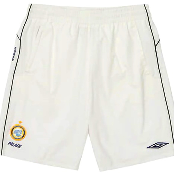 PALACE X UMBRO HOME SHORT WHITE MEN’S SIZE MEDIUM SPRING 2024